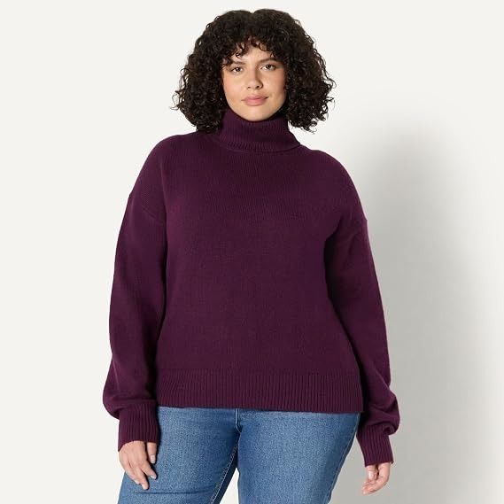 Purple Turtleneck Sweater image 3